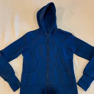 Lululemon scuba hoodie blue size 10